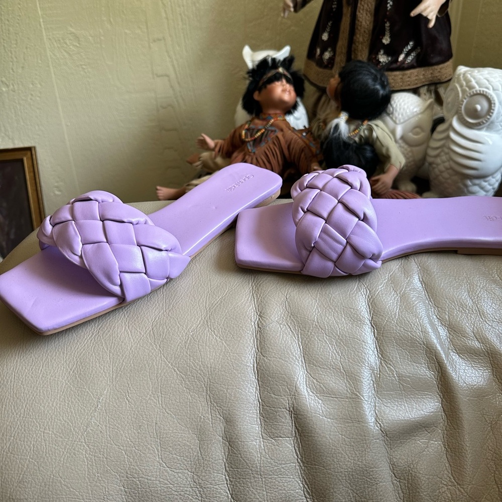 Open edit Sandals from Nordstrom size 11 color light purple